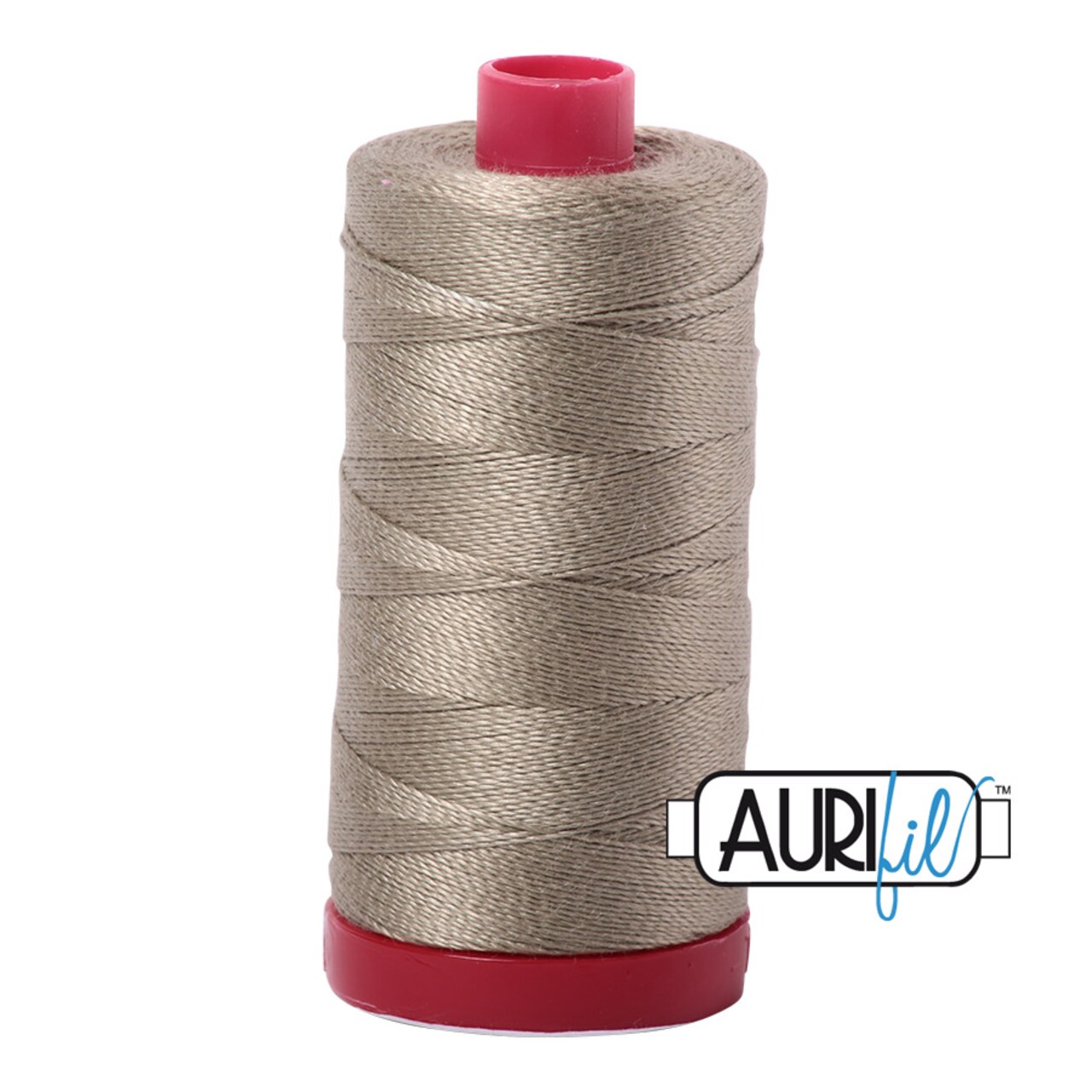 Light Khaki Green (2900) | 12wt Large Spool (325M / 356Y) | Aurifil Thread